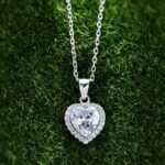 Sidabrinė grandinėlė su širdele
