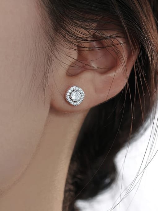 Sidabriniai auskarai ROSH